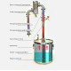 Mast column "Aroma" 30/350/t (2 inches) for heating elements в Чебоксарах