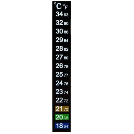 Термометр ЖК самоклеющийся для контроля процесса брожения в Чебоксарах