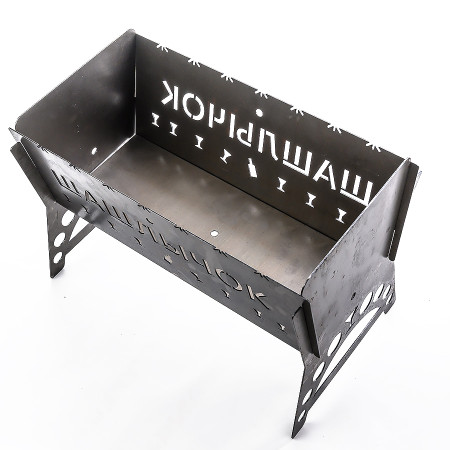 Barbecue collapsible steel "Shashlik" 450*200*250 mm в Чебоксарах