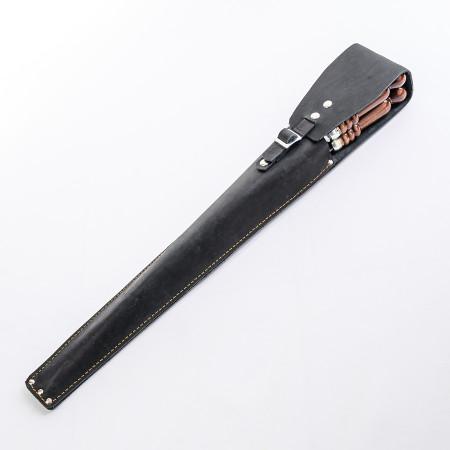 A set of skewers 670*12*3 mm in a black leather case в Чебоксарах