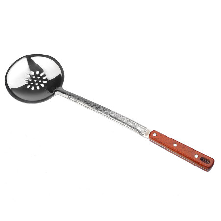 Skimmer stainless 46,5 cm with wooden handle в Чебоксарах