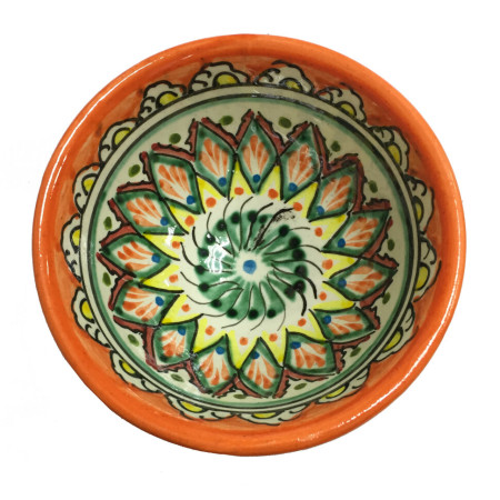 Коса для первых блюд Риштанская Керамика оранжевый Мехроб, средняя в Чебоксарах