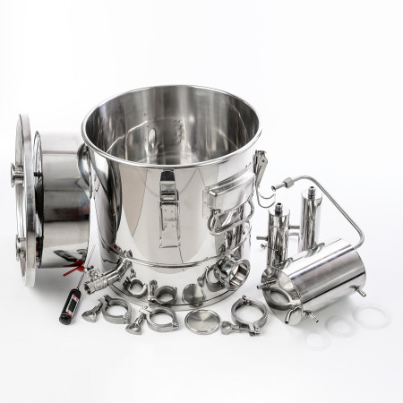 Double distillation apparatus 50/380/t with CLAMP 1,5 inches в Чебоксарах