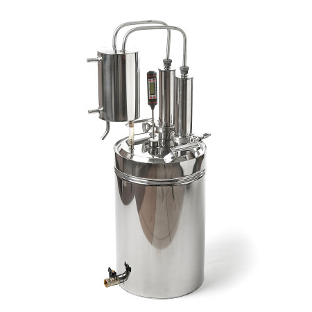 Cheap moonshine still kits "Gorilych" double distillation 10/35/t with CLAMP 1,5" and tap в Чебоксарах