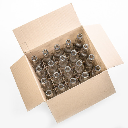 20 bottles of "Guala" 0.5 l without caps in a box в Чебоксарах